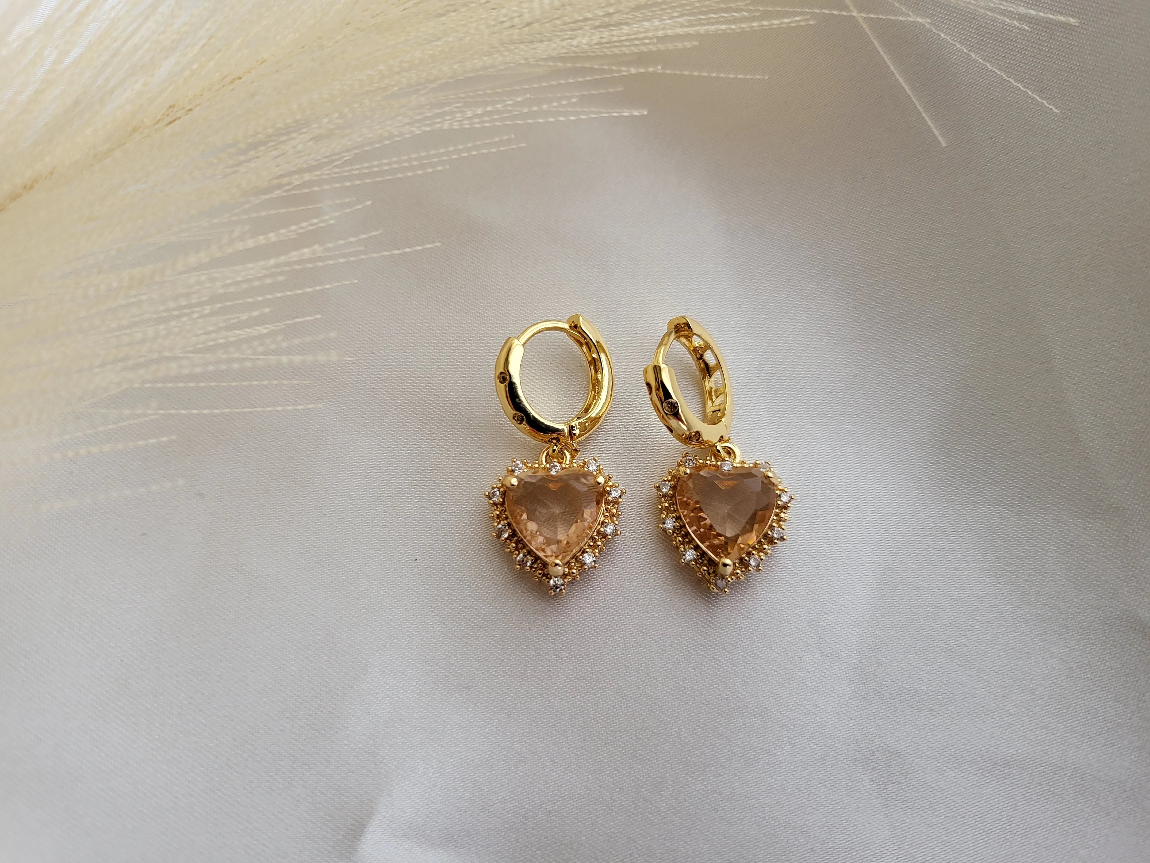 Gold Filled Heart Earrings