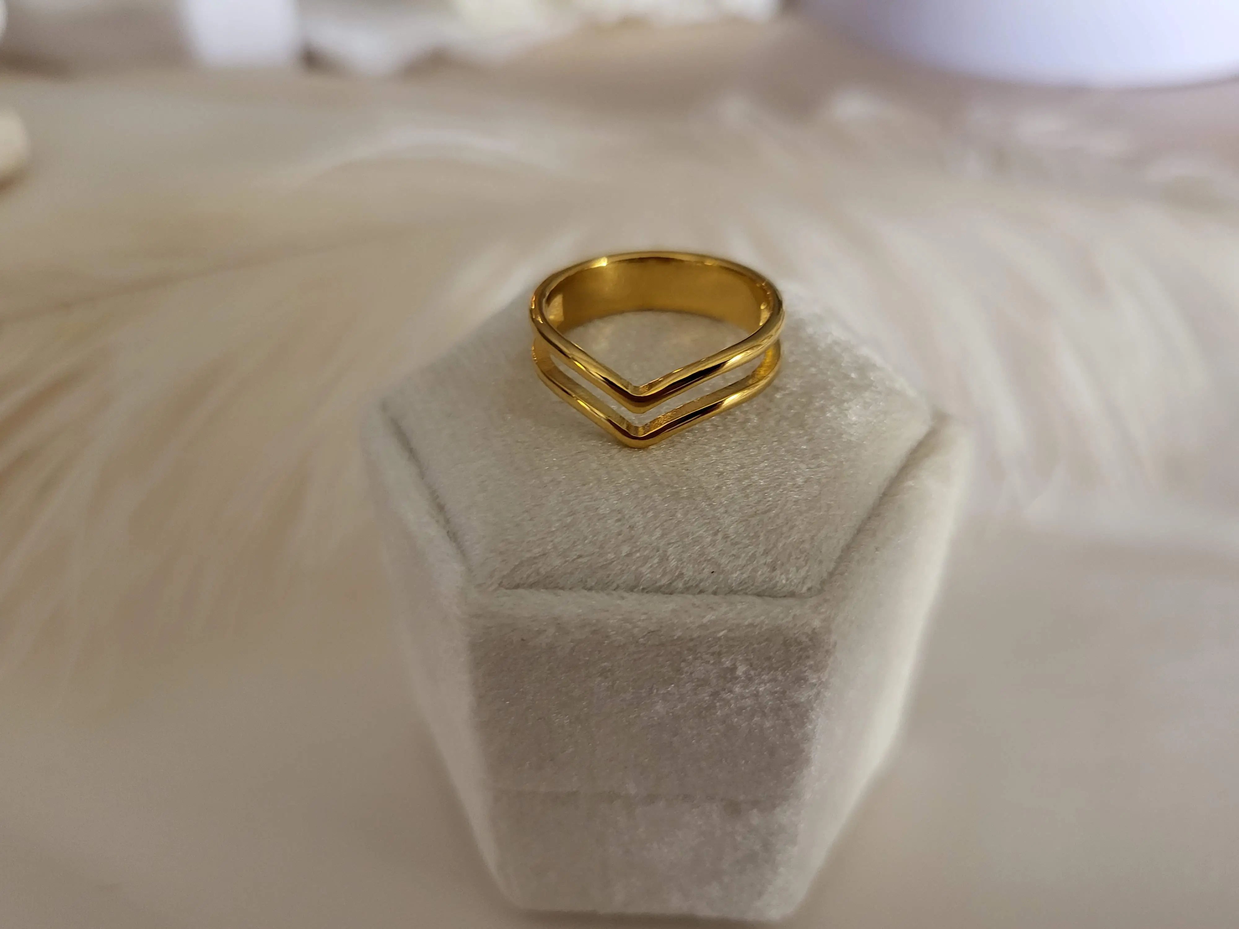 Gold Filled  Minimalist Band Rings