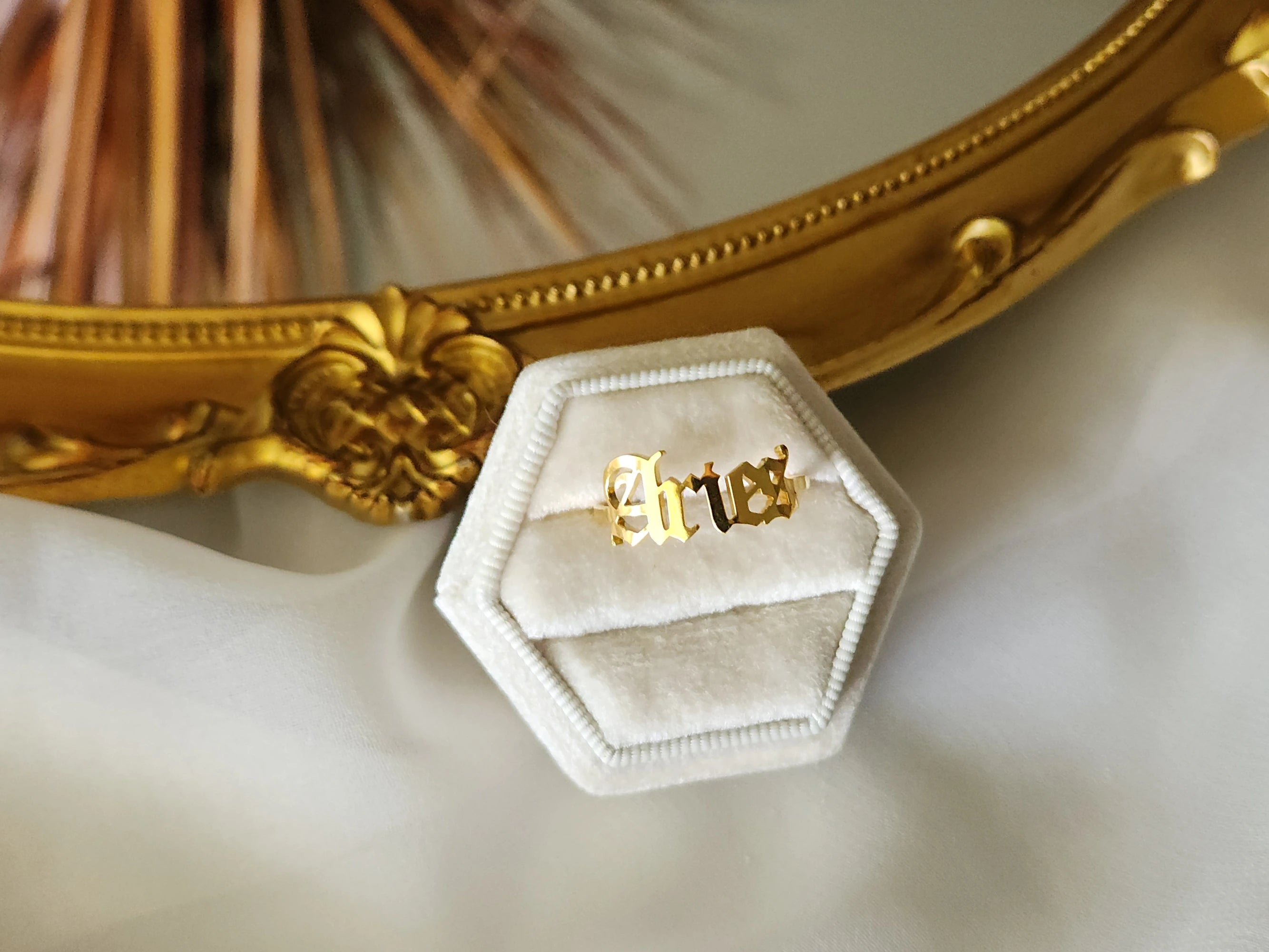 Gold Filled Adjustable Zodiac Ring