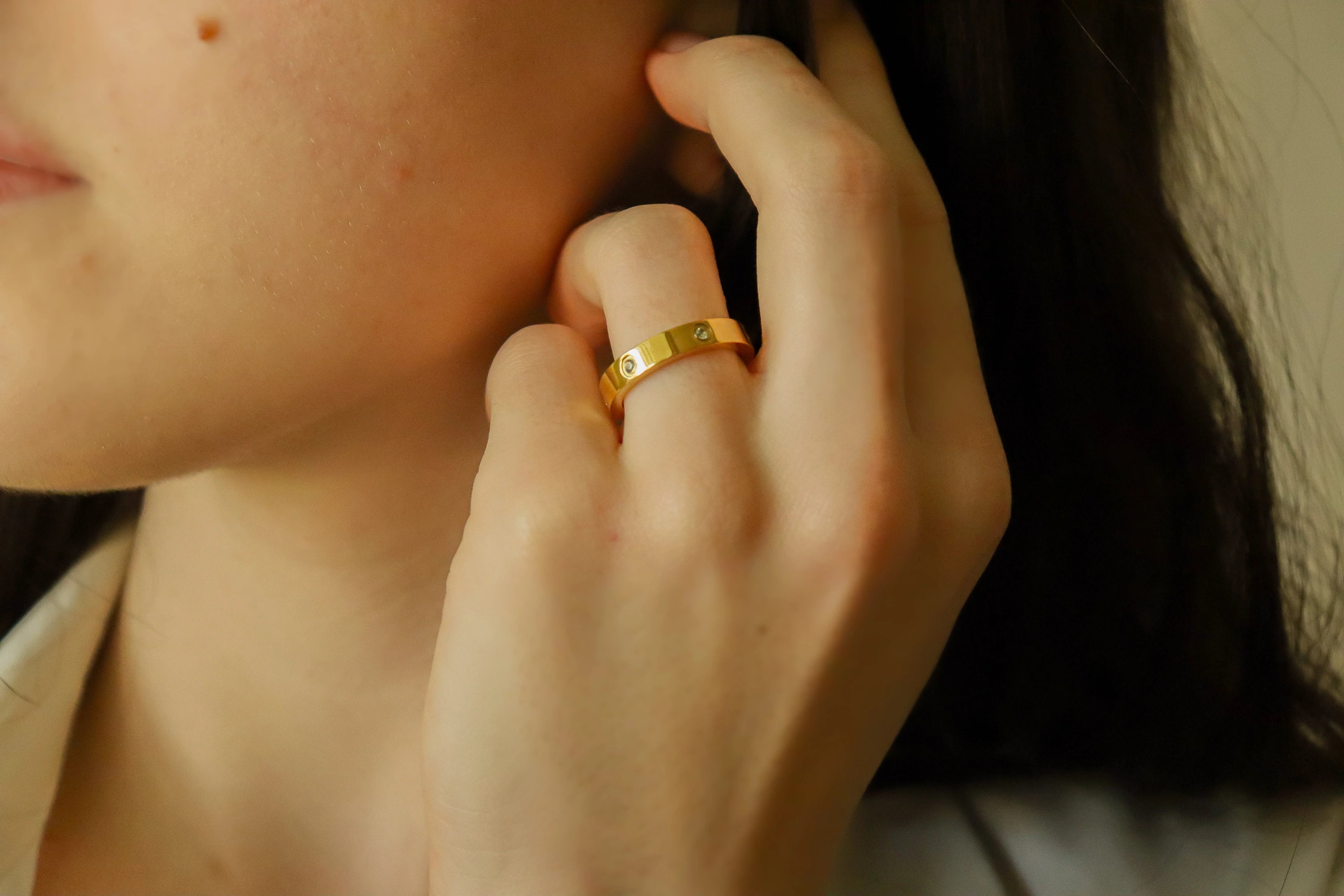 Gold Filled Stackable Band Rings