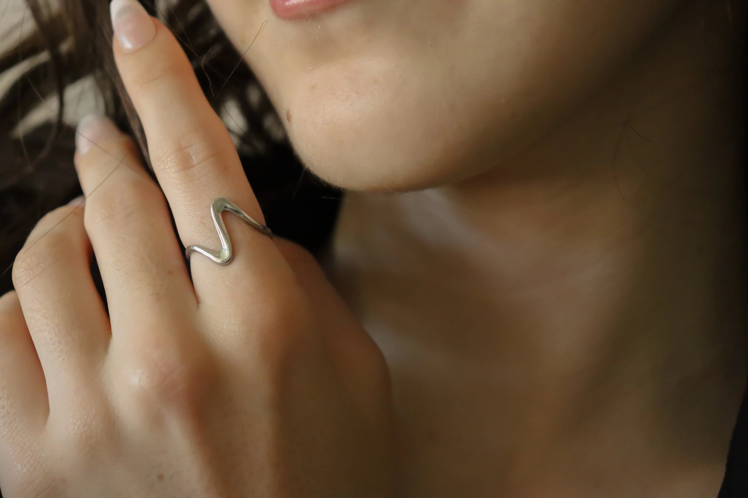 Adjustable Minimalist Band Ring
