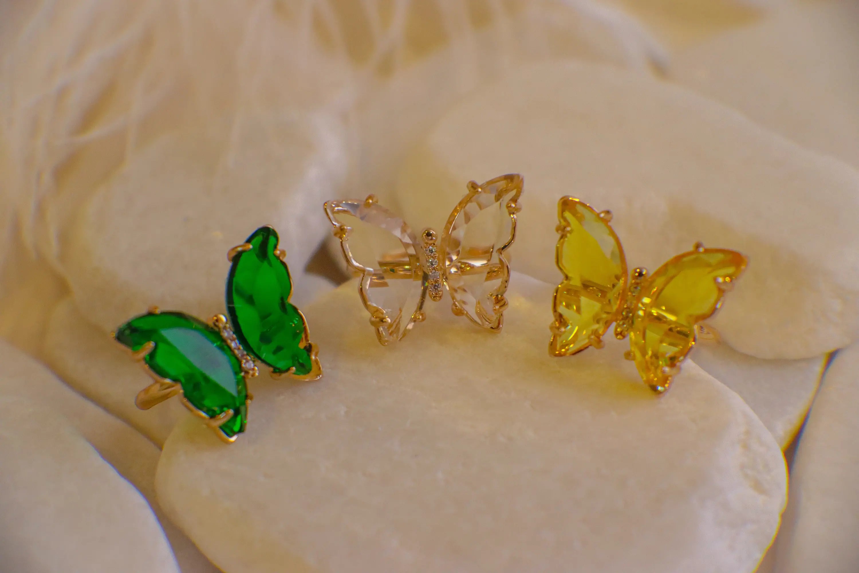 Adjustable Butterfly Ring