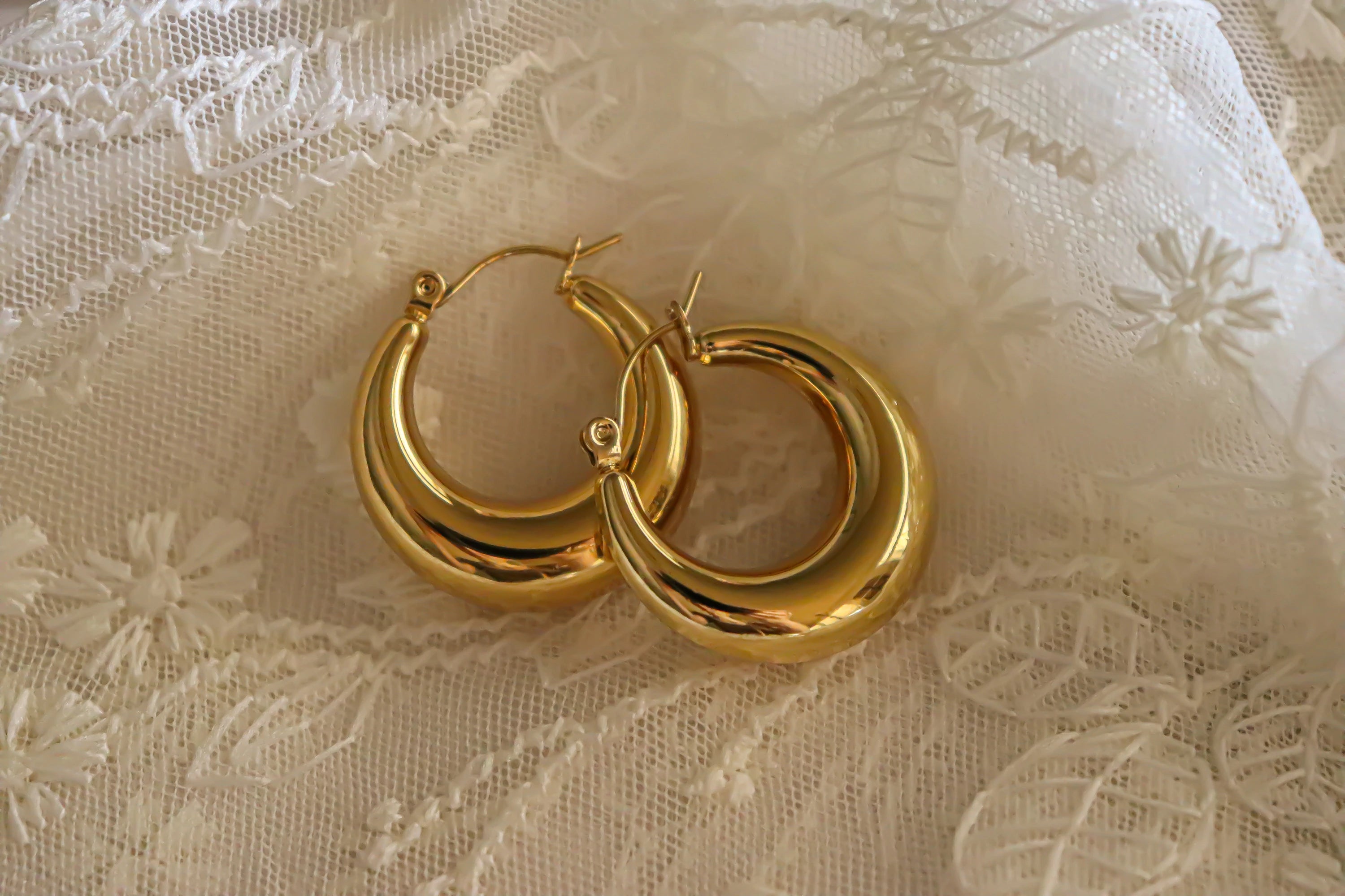 Gold Filled Hoop Earrings