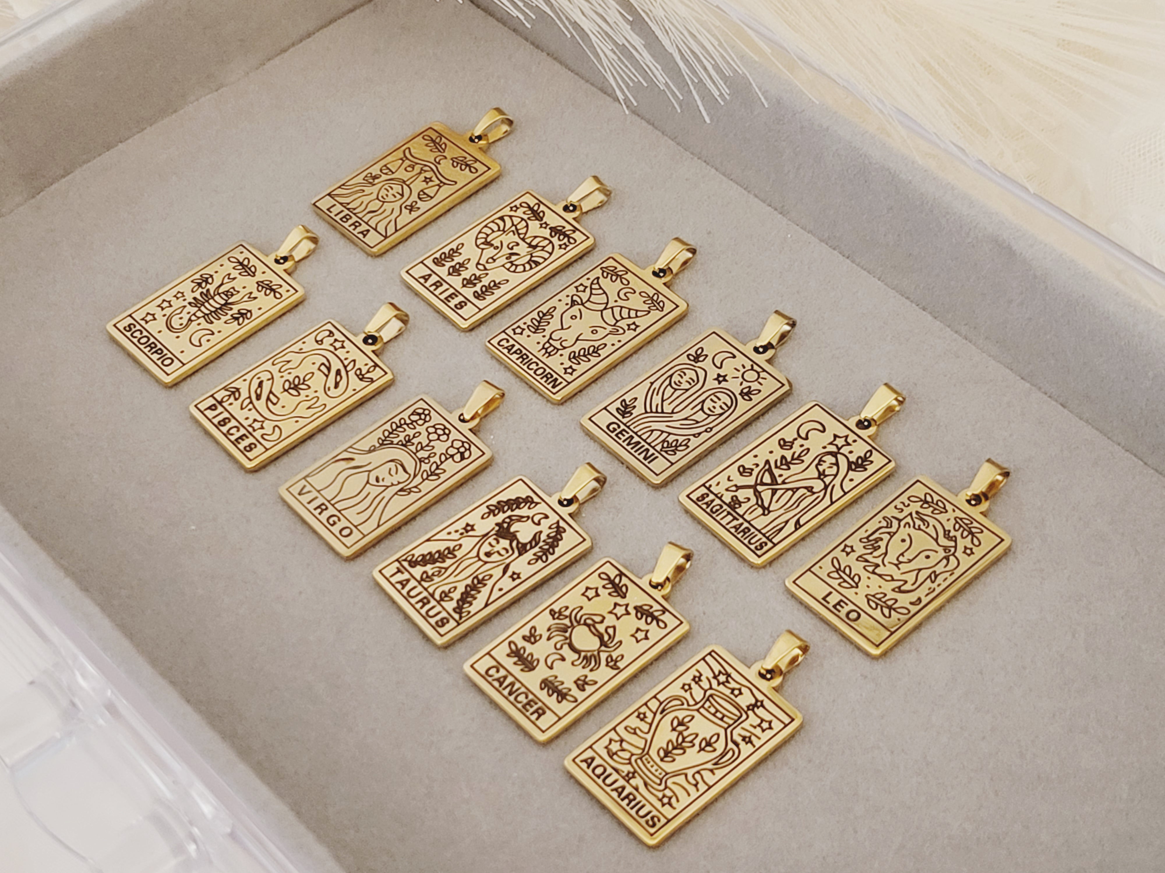 Just Zodiac Pendant With 12 pendants for each zodiacs product picture 3