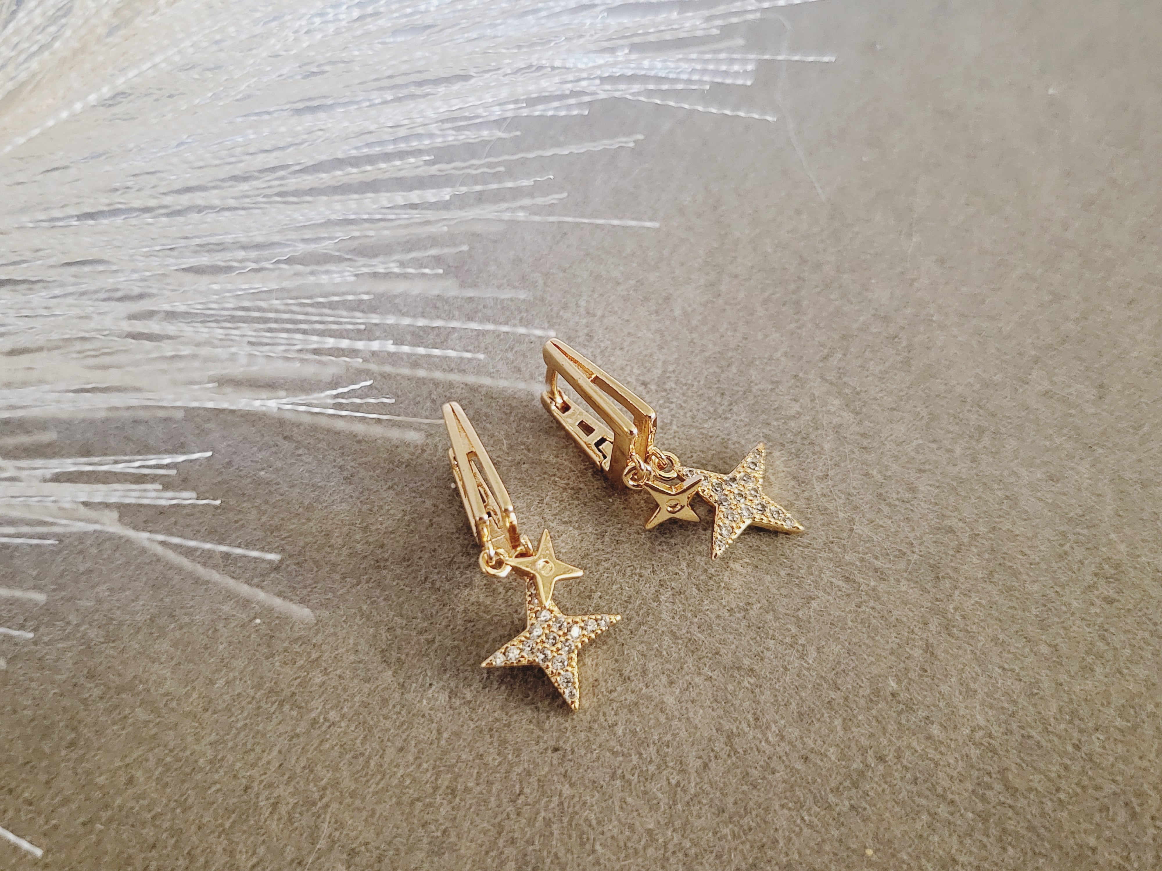 Gold Filled Star Earrings