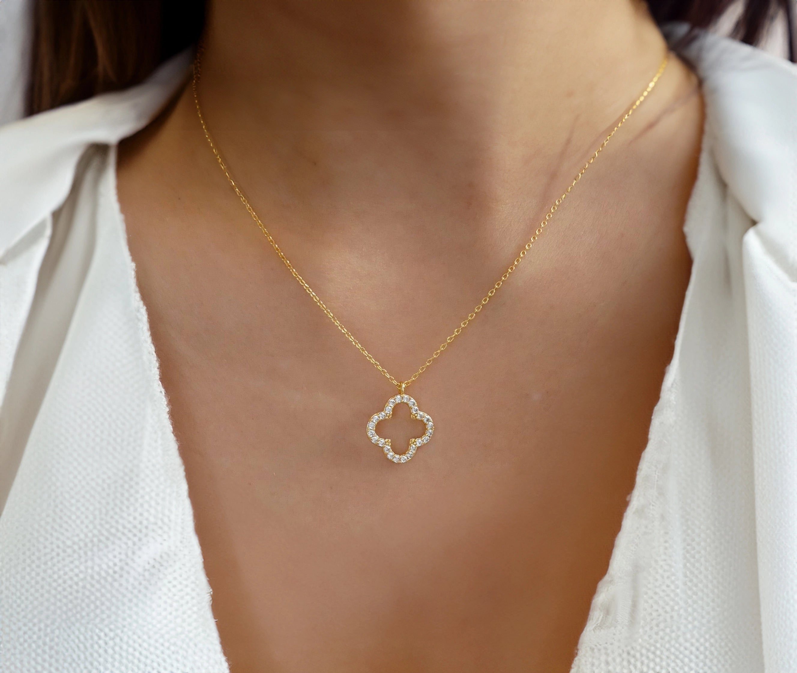 Martha Clover Necklace