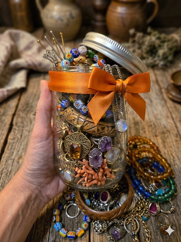Fashion Custome Mystery Jewelry Jar Collection