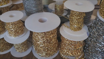 A video showcasing different steps of handmade jewelry making process.