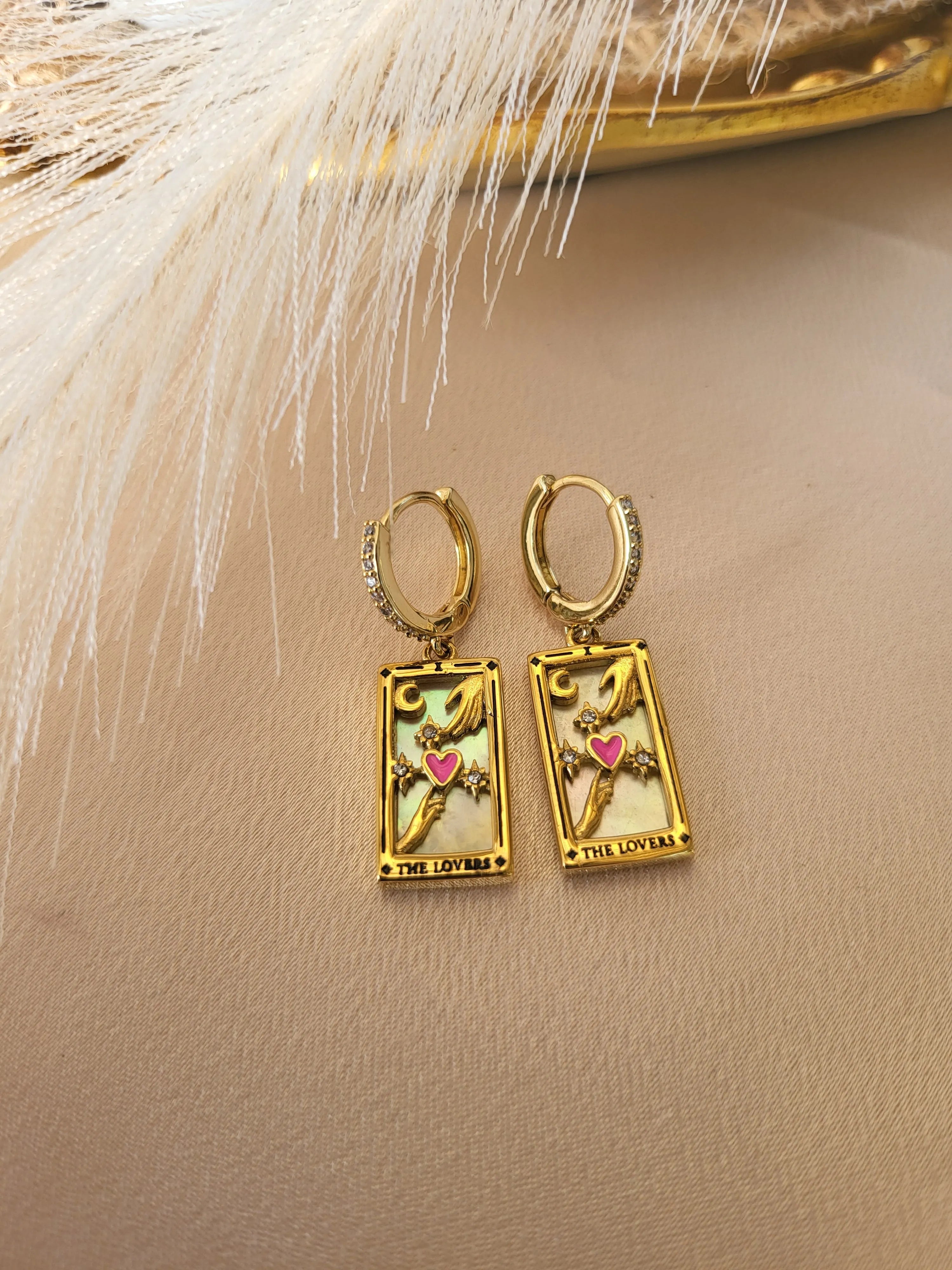 Amy Tarot Earrings product images.