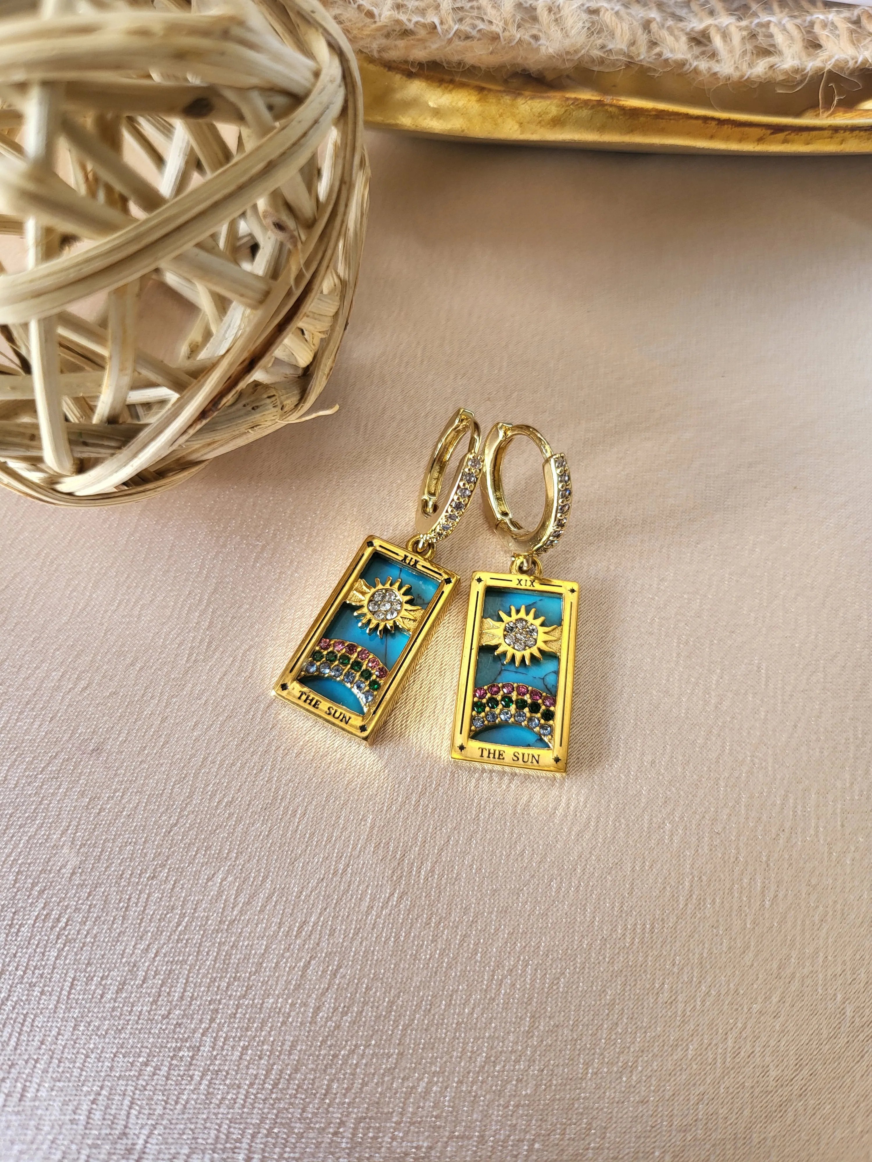 Amy Tarot Earrings product images.