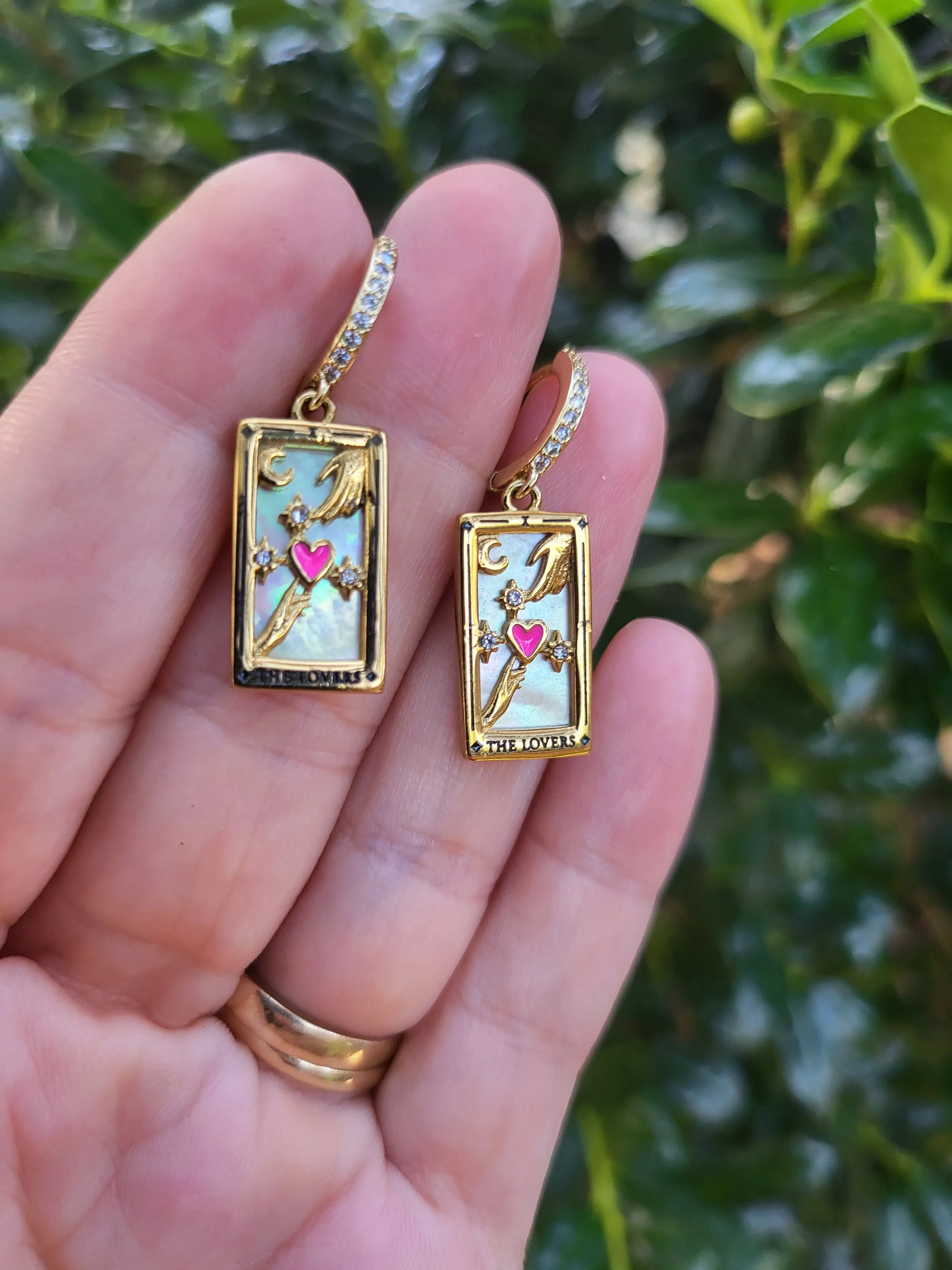 Amy Tarot Earrings product images.