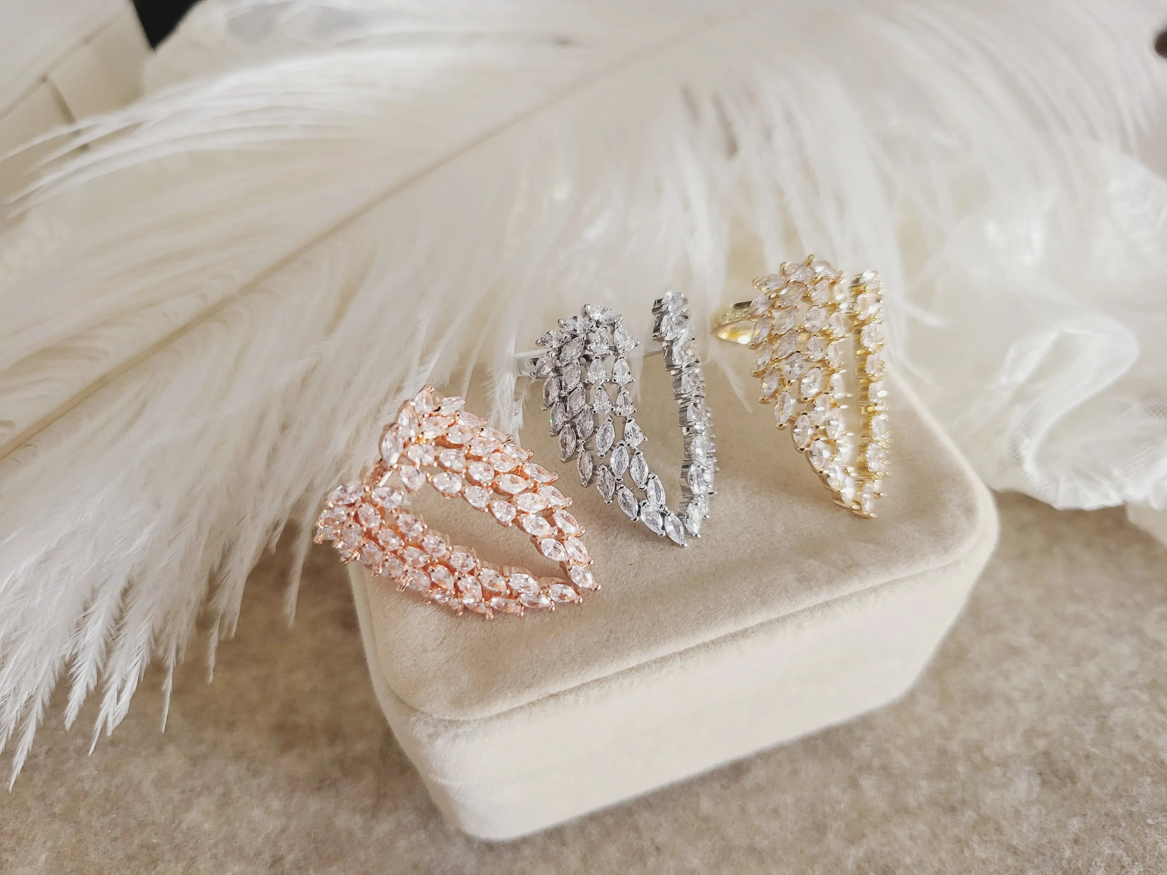 Angel Wings Rings product images.
