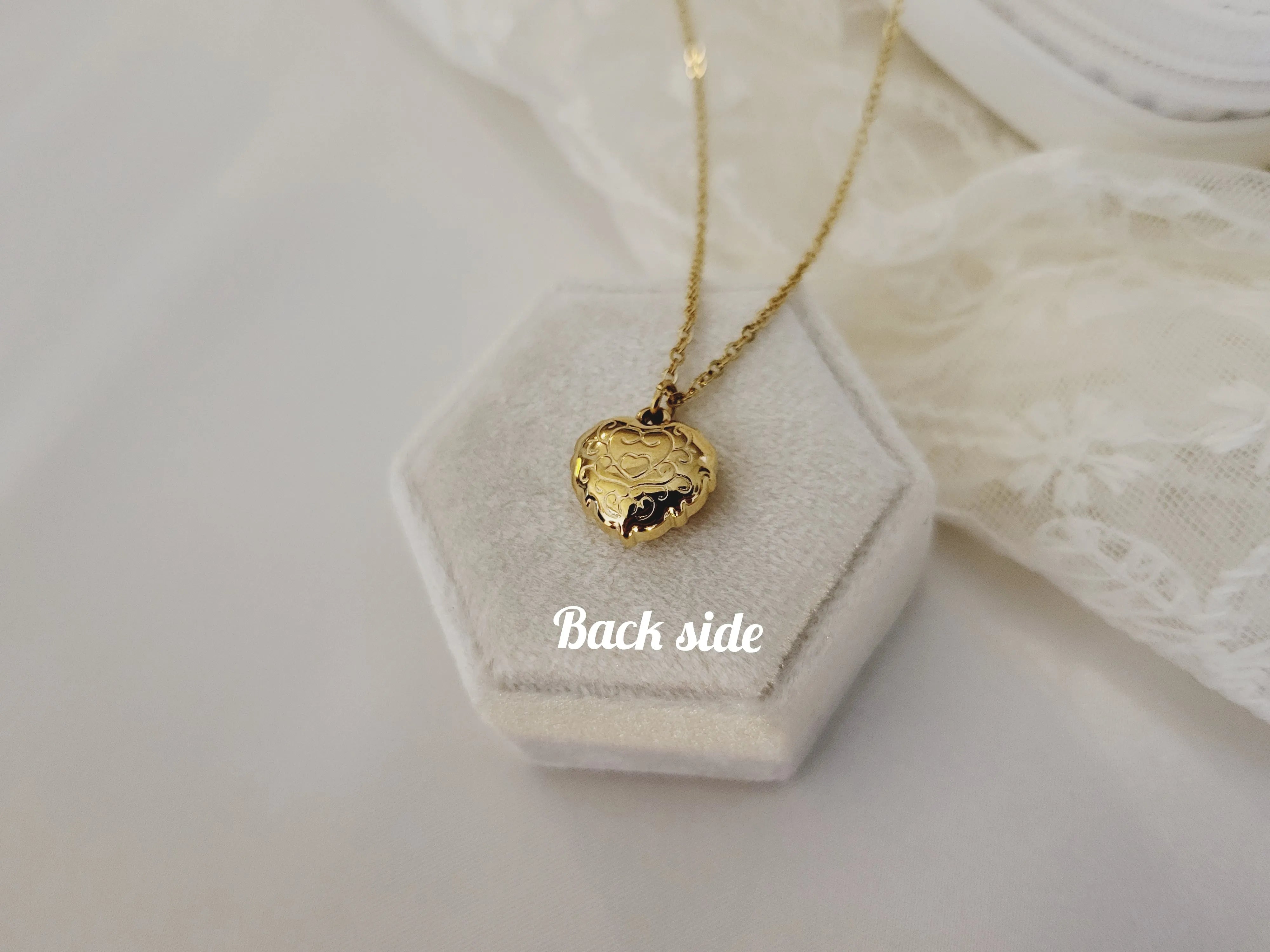 Gold Vintage Mother Of Pearl Earrings product images.