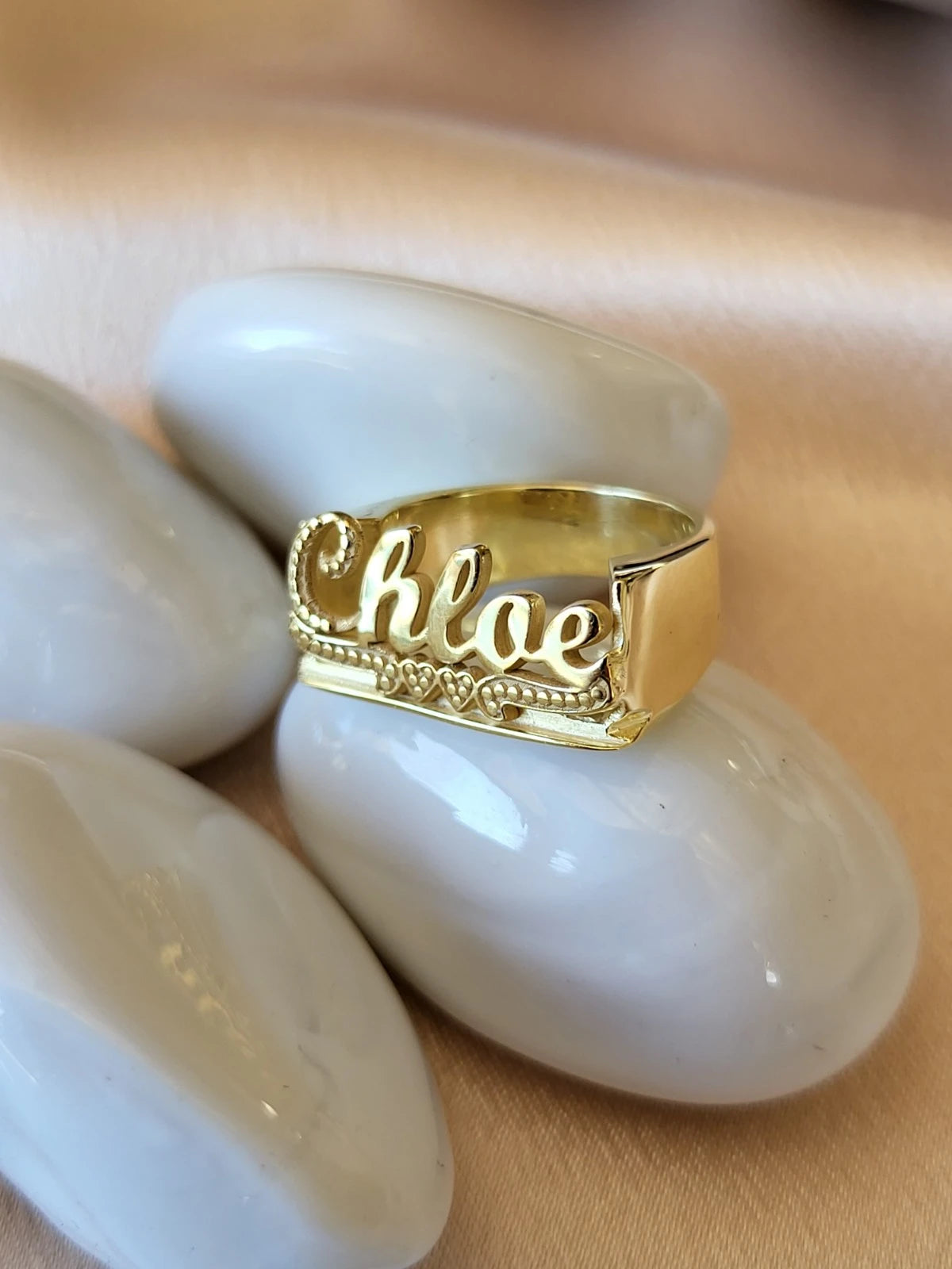 925 Sterling Silver Custom Name Ring