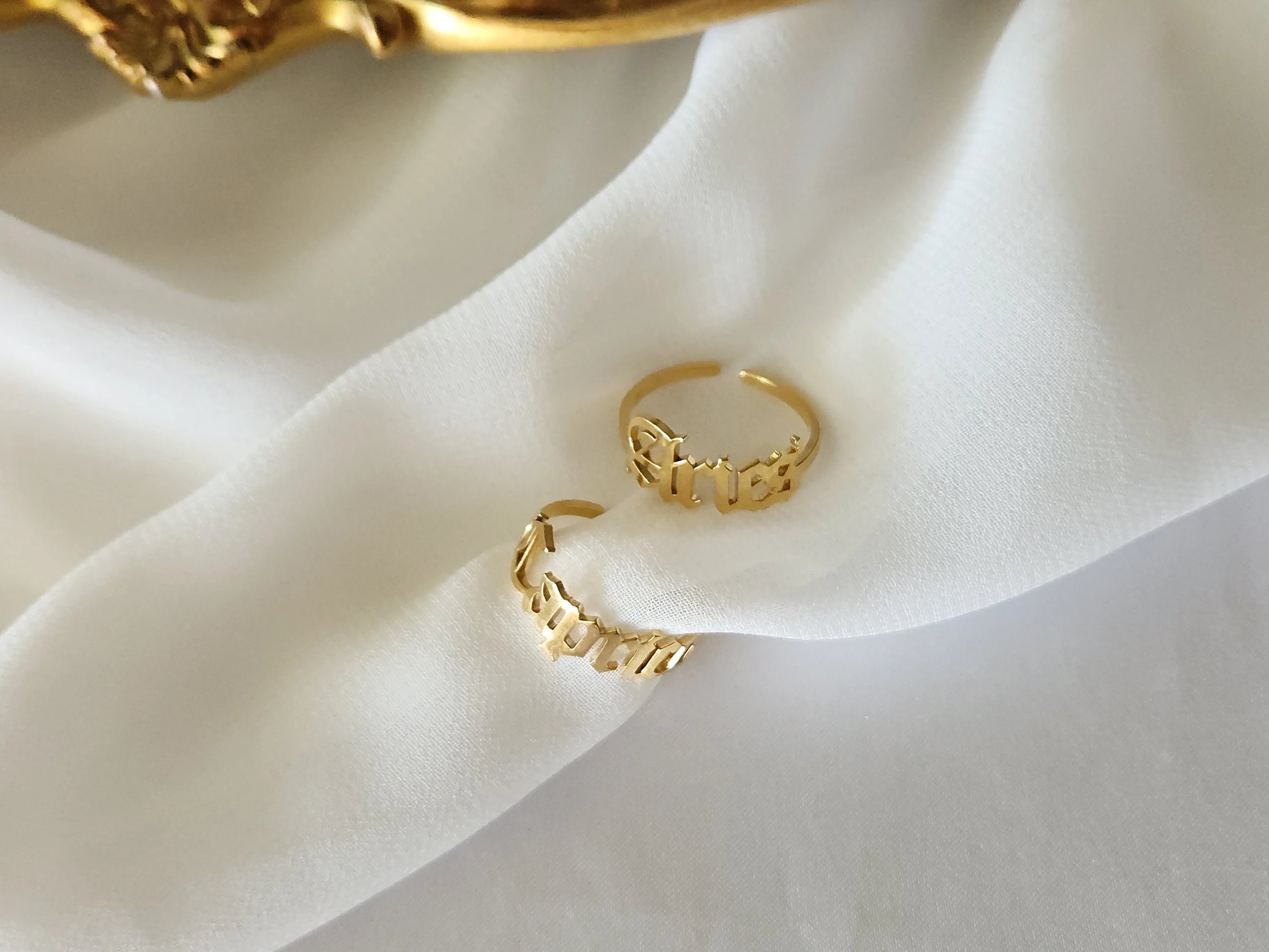 Gold Filled Adjustable Zodiac  Ring