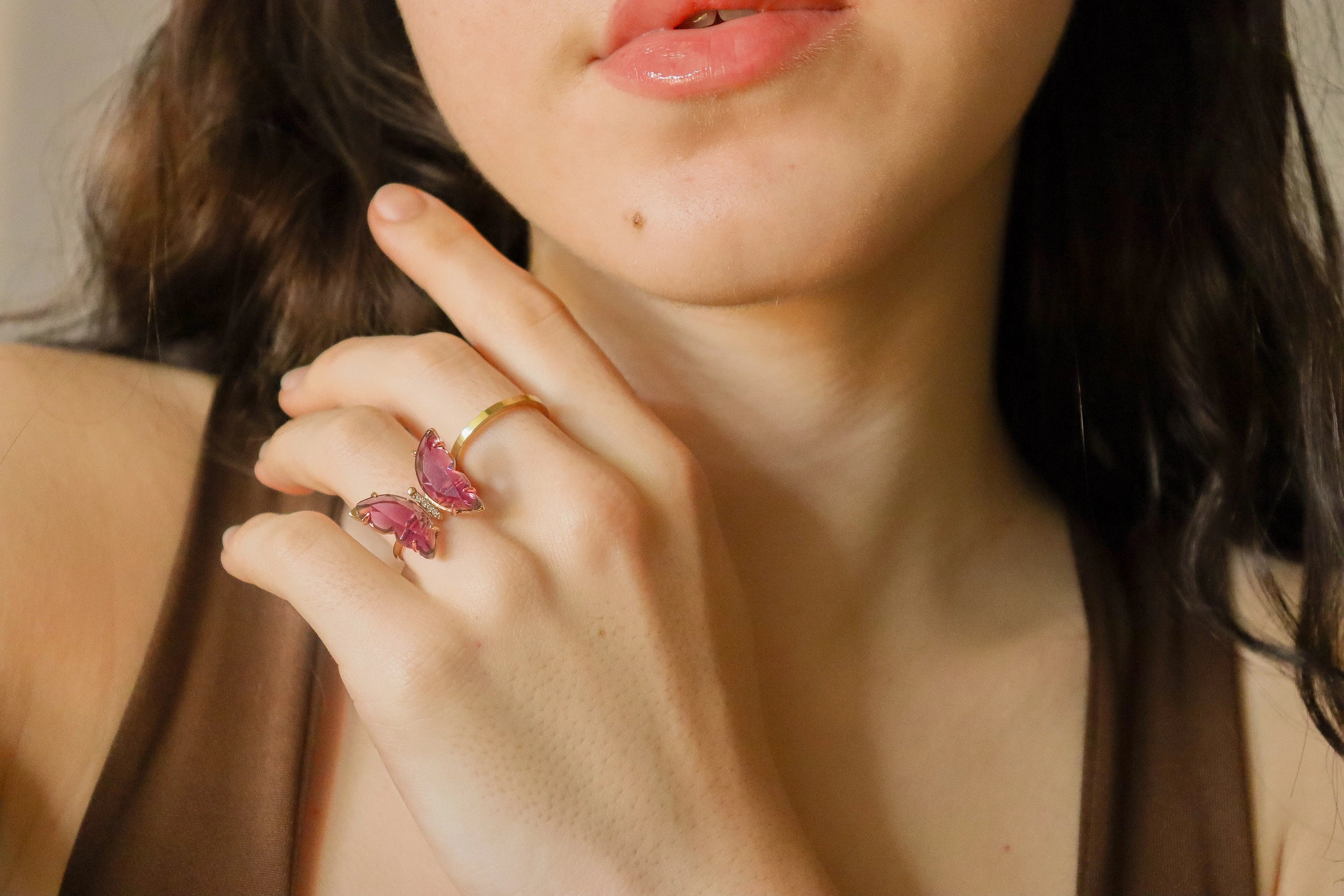 Adjustable Butterfly Ring