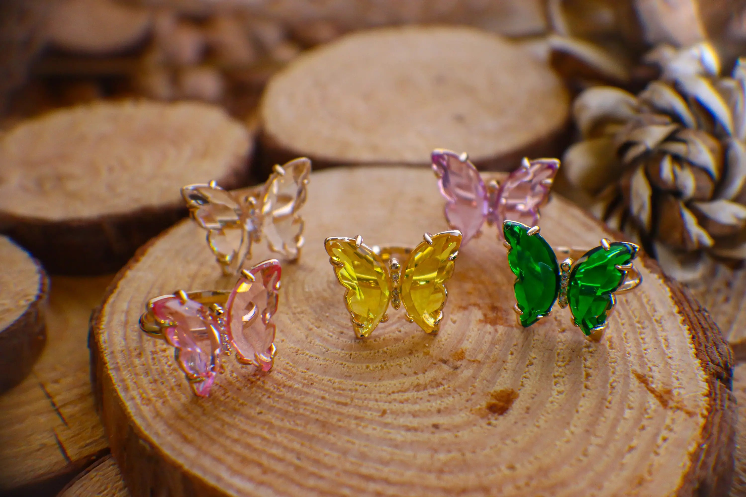 butterfly rings