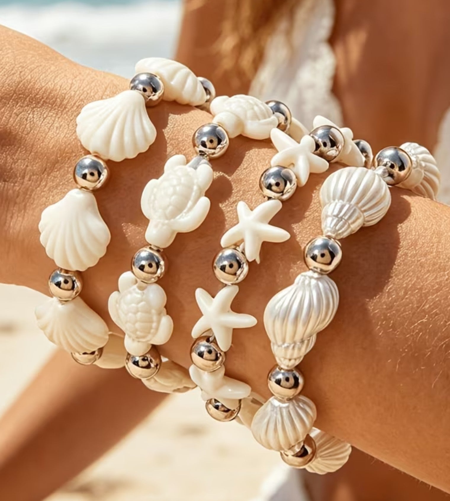 Costume Jewelry Jar Ocean Collection