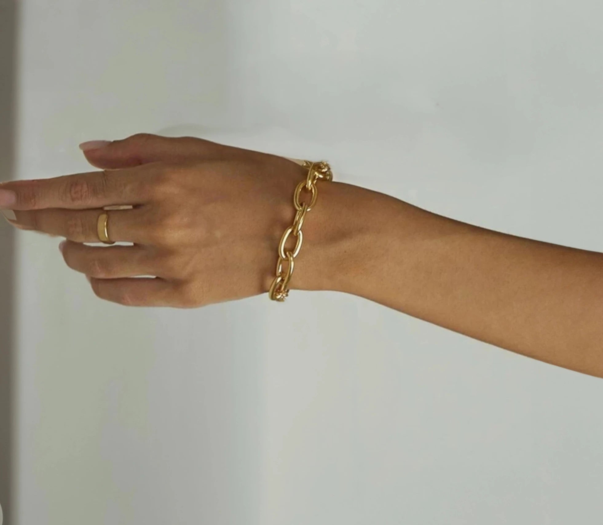 Gold Filled KZ Toggle Chunky Bracelet