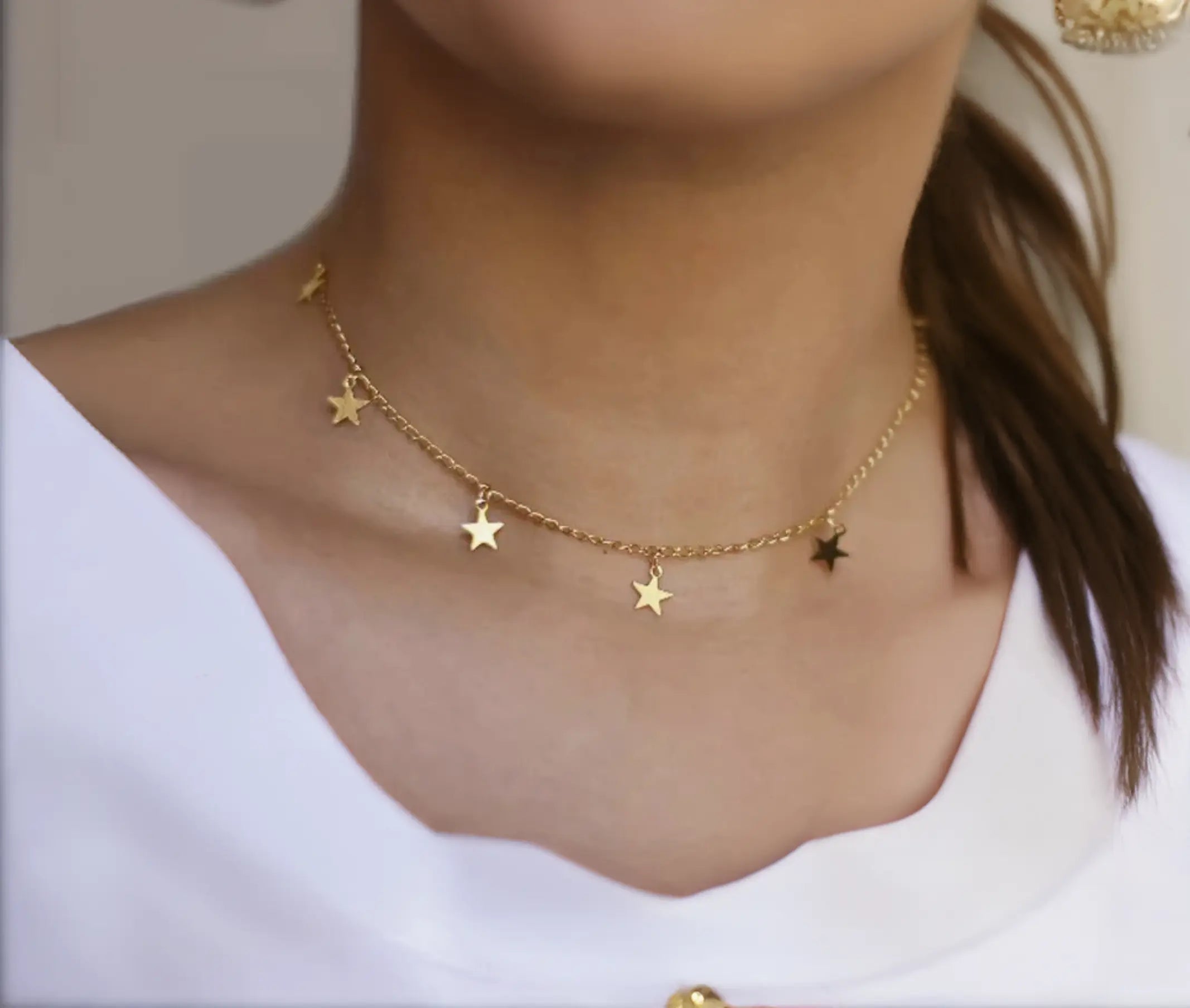 Gold Filled  Star Choker