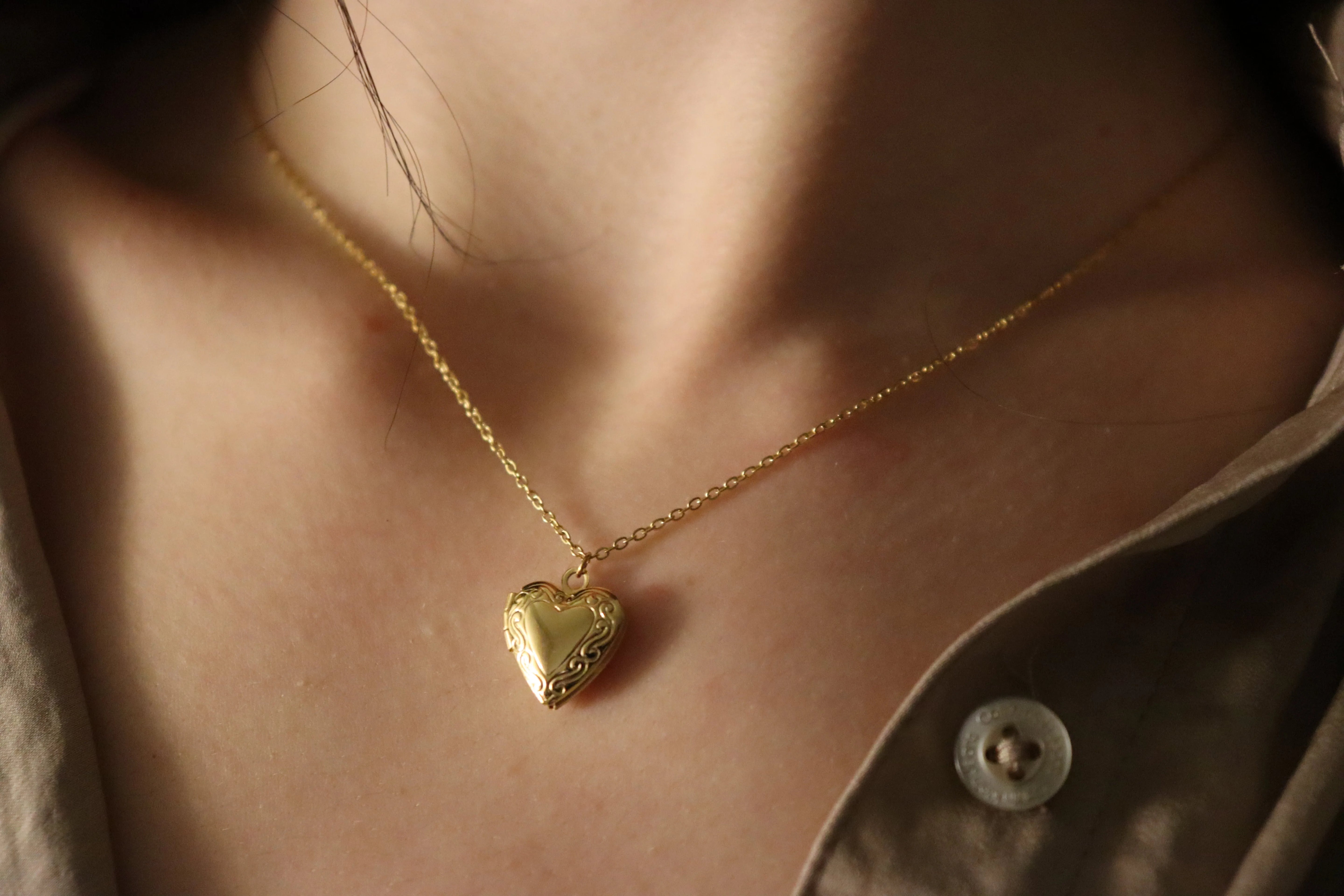 Love Locket Necklace product images.