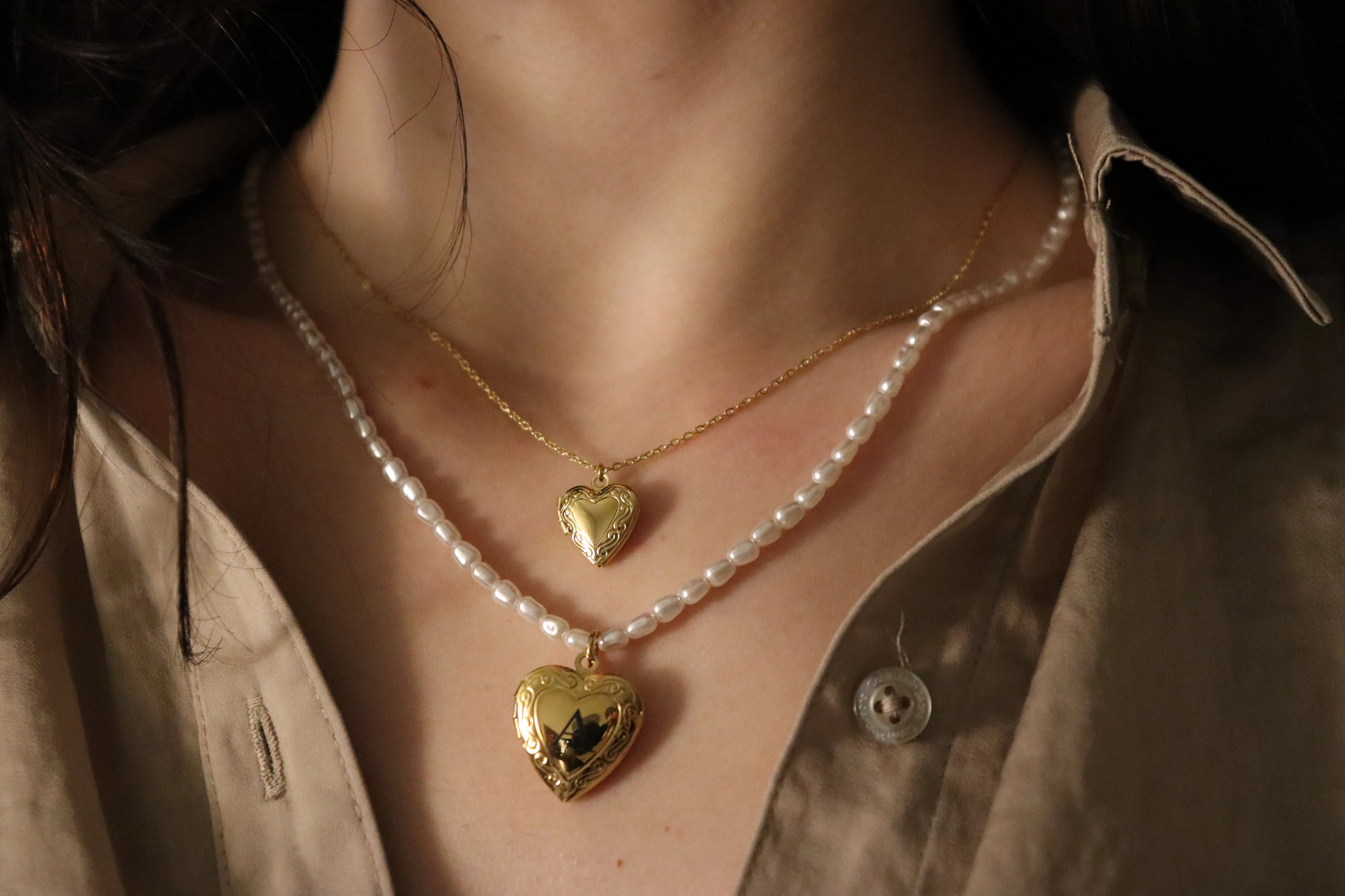 Love Locket Necklace product images.